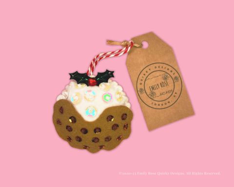 Christmas Pudding / Figgy Pudding / Sequins