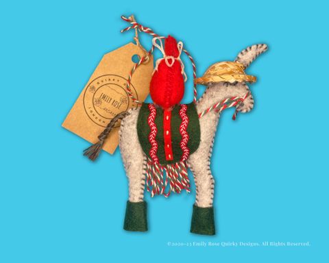 Little donkey / Felt / Mexican / Nativity